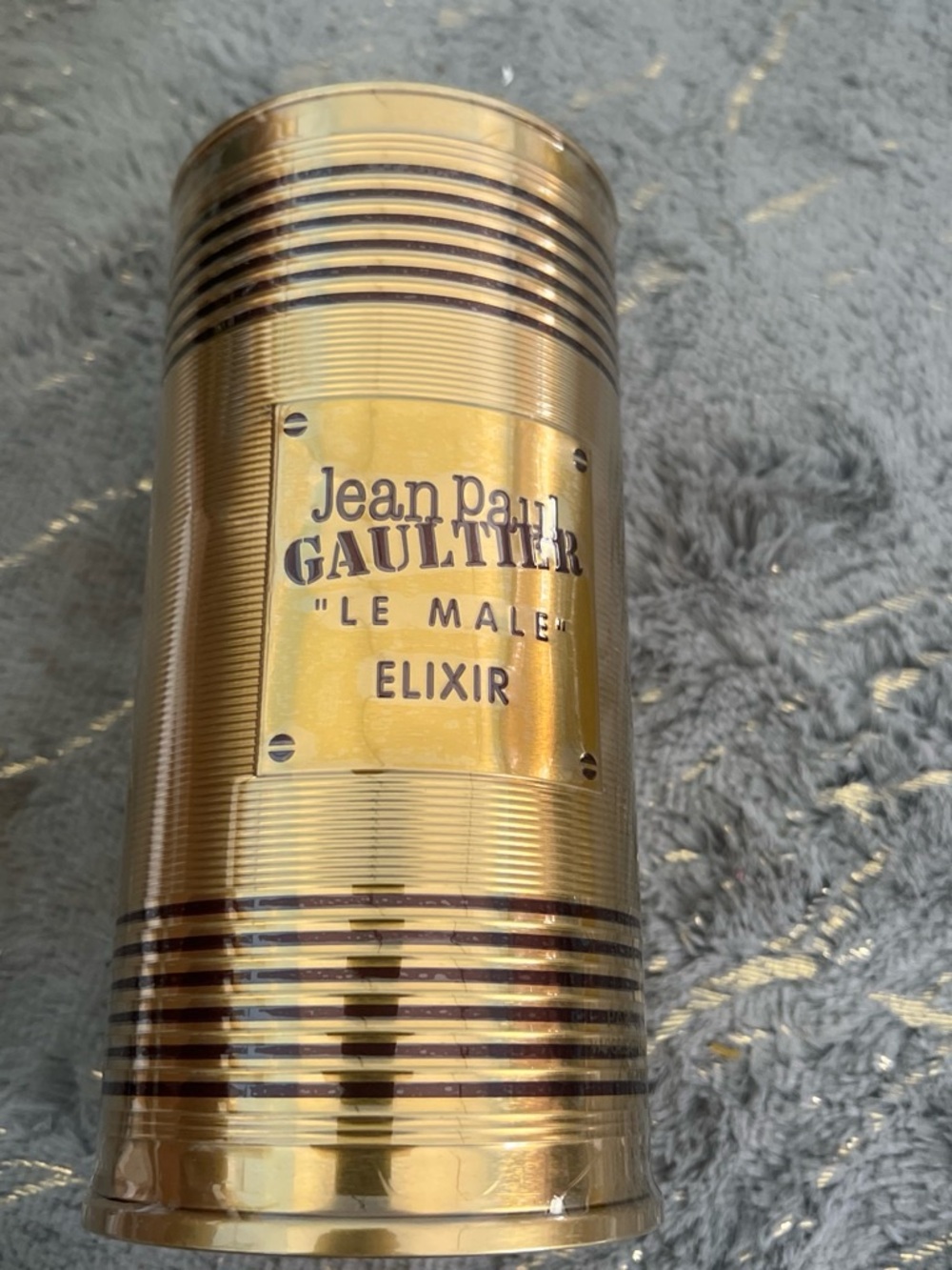 Jean Paul Gaultier Gold Metallic Decorative Canister